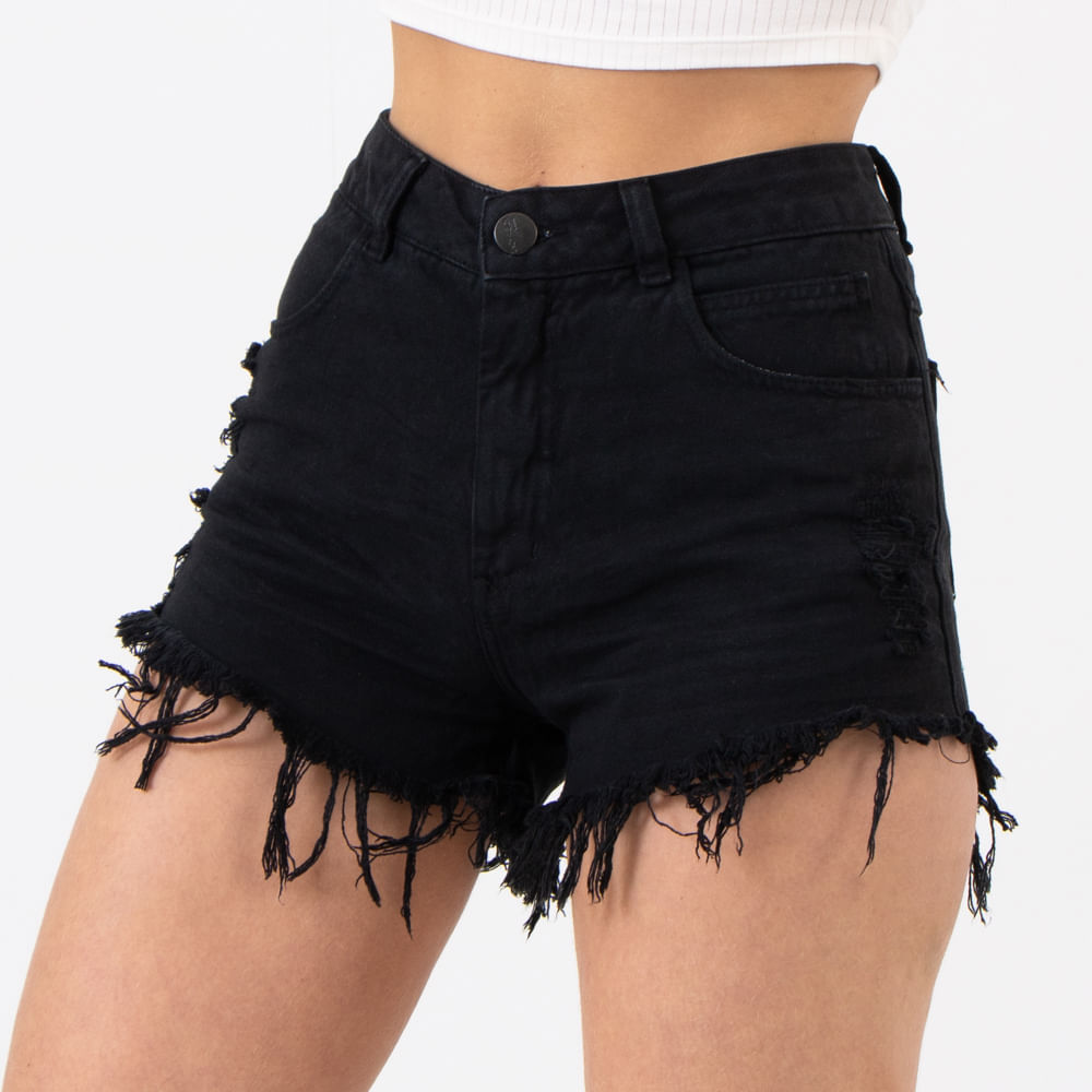 shorts lady rock preto