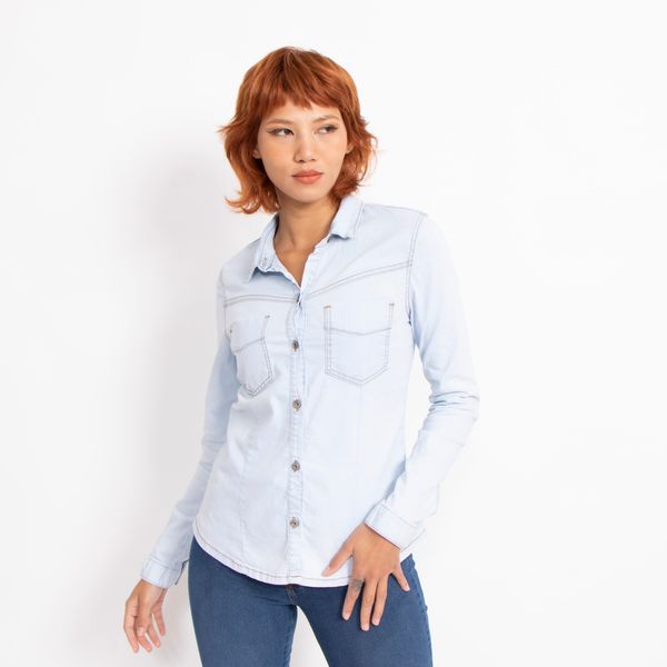 Camisa-Jeans-Lavagem-Clara-Lady-Rock-CA30018-frente
